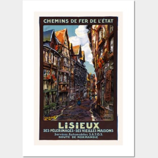 Lisieux France Vintage Poster 1930 Posters and Art